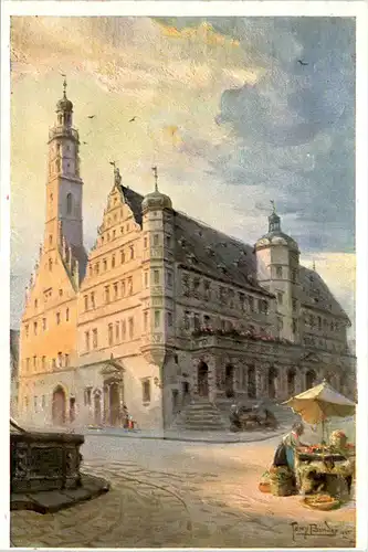 Rothenburg ob der Tauber - Künstler AK Tony Binder -649014