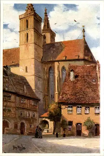 Rothenburg ob der Tauber - Künstler AK Tony Binder -649012