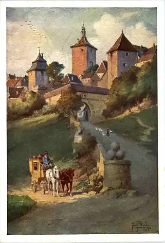 Rothenburg ob der Tauber - Künstler AK Tony Binder -649032
