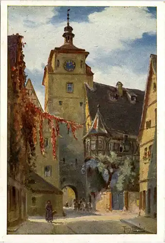 Rothenburg ob der Tauber - Künstler AK Tony Binder -649026