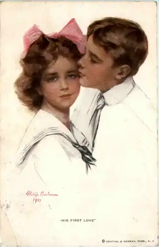 Künstler AK Philip Boileau - His first Love -649040