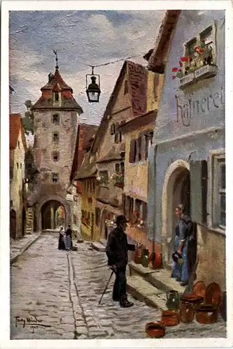 Rothenburg ob der Tauber - Künstler AK Tony Binder -649030