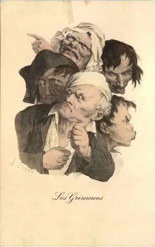 Künstler AK L. Boilly - Les Grimaces -649044