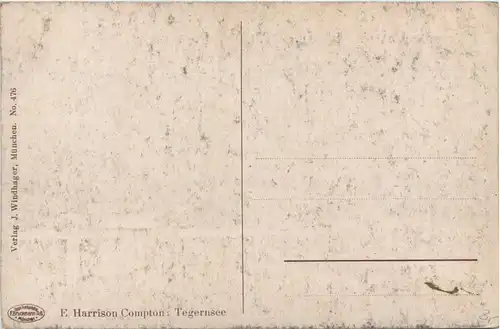 Künstler Ak - E. Harrison Compton - Tegernsee -649098