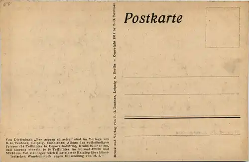 Scherenschnitt Künstler Ak Diefenbach -649206