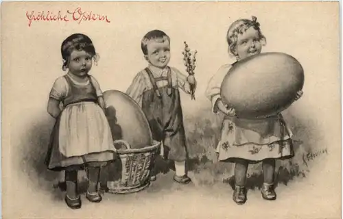 Künstler Ak - K. Feiertag - Ostern -649308