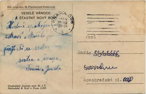 Künstler AK - M. Fischerove-Kvechove -649342