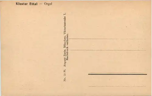 Kloster Ettal - Orgel -649362