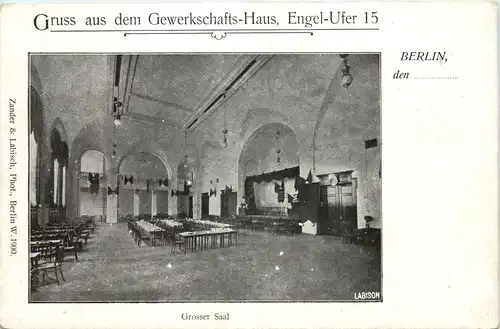 Berlin - Gruss aus dem Gewrkschafts Haus -649518