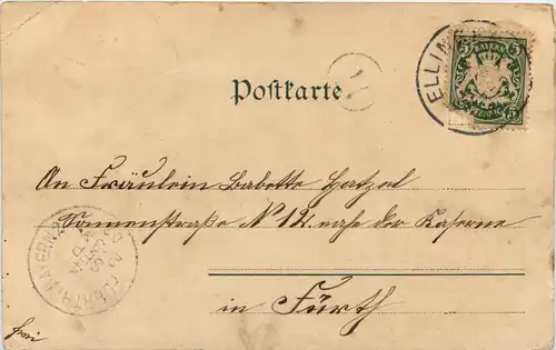 Gruss vom Manöver - Litho -649538