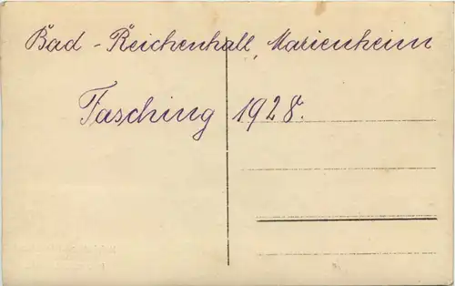 Bad Reichenhall - Marienheim - Fasching 1928 -649638