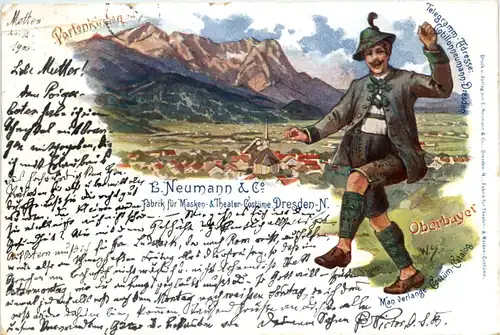 Dresden - E. Neumann Fabrik für Masken und Theater Kostüme - Partenkirchen -649958