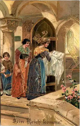 Taufe - Dein Reich komme - Prägekarte -649974