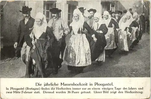 Massenhochzeit in Plougastel -649988