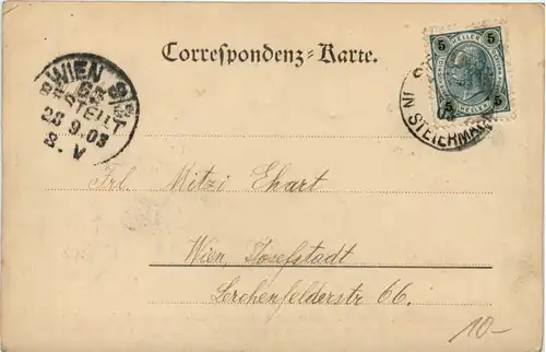 St. Gallen Steiermark - Hochzeitschiessen 1898 -649994