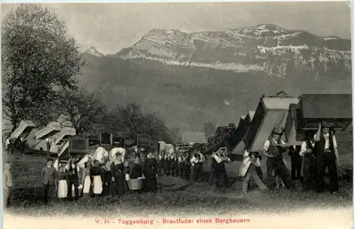 Toggenburg - Brautfuder eines Bergbauern -650014