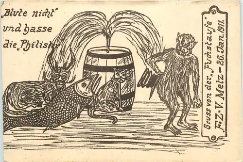 Gruss von der Fuchstaufe FZV Metz 1911 -650072