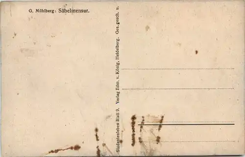 Studentika - Säbelmensur -650120