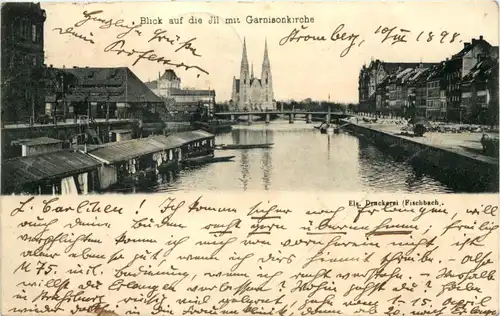 Strasbourg - Blick auf die Ill -650324
