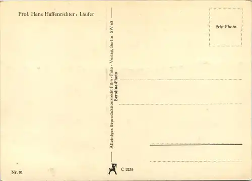 Prof. Hans Haffenrichter - Läufer -650310