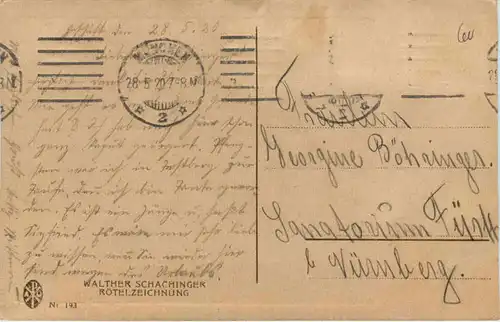 Künstler Ak - Walther Schachinger -650312