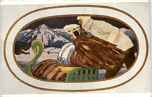 Künstler Ak - Ad. Münzer - Im Winterdress -650316