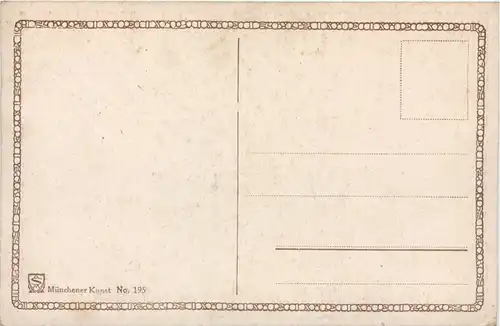 Künstler Ak Rob. Völcker - In Erwartung -650298