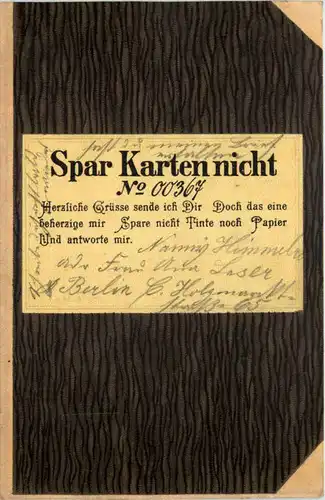 Spar Karten nicht -650352