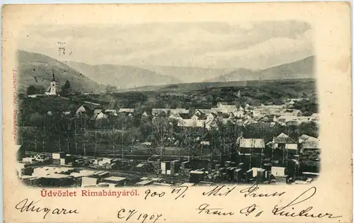 Üdvözlet Rimabanyarol -650326