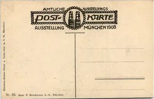 München - Ausstellung 1908 - Schlafender Pan -650398