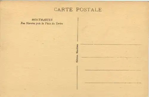 Paris - Montmartre - Rue Norvins -650464