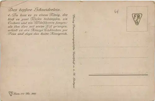 Gebrüder Grimm - Das tapfere Schneiderlein -650488