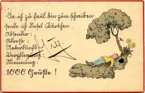 Zu faul zum Schreiben -650528