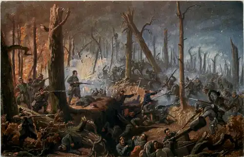 Verdun - Erstürmung des Waldes - eldpost Res. Inf. Regt. 208 -650538