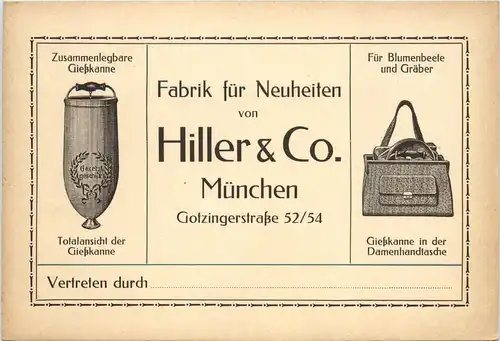 Werbung - Giesskanne - Hiller München -650592