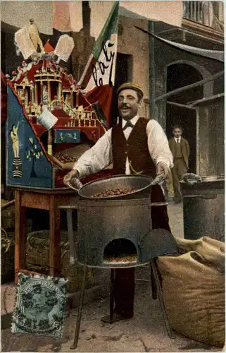 Costumi Napoletani - Venditore di Castagne -650634