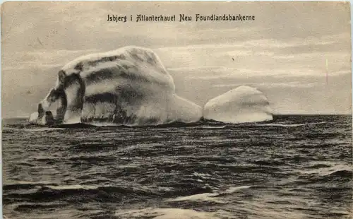 Isbjerg i Atlanterhauet - New Foundlandsbankerne -650658