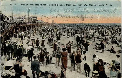 Coney Island - Beach and Boardwalk -650662