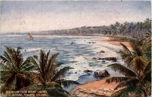 Colombo - Sea Shore from Mount Lavinia -650906