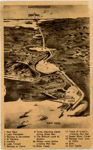 Egypt - Suez - Port Said -650930