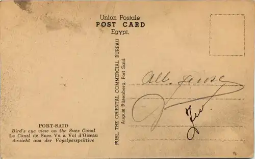 Egypt - Suez - Port Said -650930