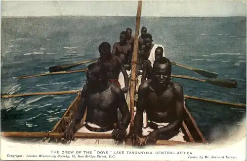 Central Africa - Lake Tanganyika - The Crew of the Dove -650908