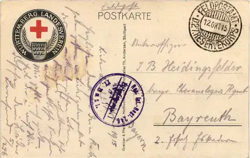 Charlotte - Feldpost Res Inf Regt 245 -651012