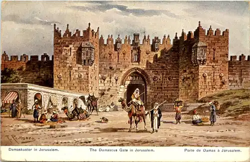 Jerusalem - The Damascus Gate -650864