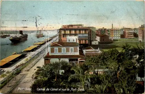 Egypt - Port Said - Entree du Canal -650942