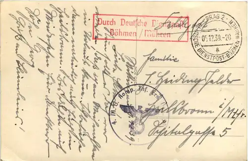 Trebon - Deutsche Dienstpost Böhmen -651066