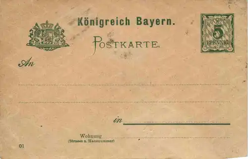 Bayern Ganzsache -651078