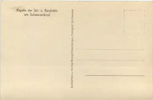 Kapelle der Ski und Berghütte am Schwarzenkopf - Schliersee -651116