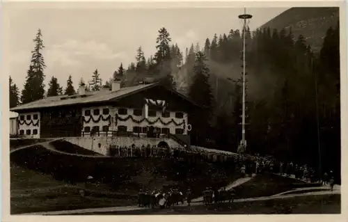 Ski und Berghütte am Schwarzenkopf 1926 -651102