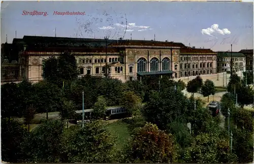 Strassburg - Hauptbahnhof - Feldpost -651152